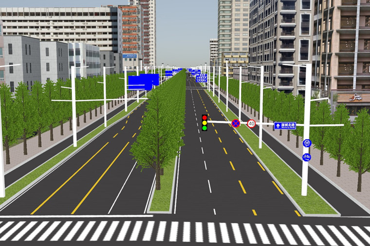  城市综合交通系统仿真及BIM展示技术