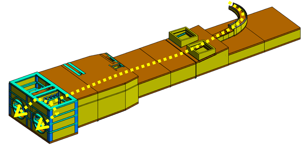 图6 盾构井与专用救援匝道BIM模型.jpg